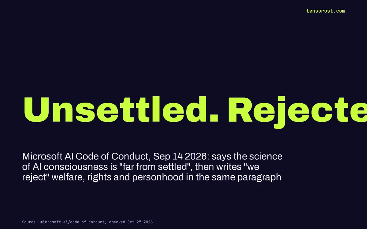 AI consciousness will be denied, not announced. 3 states already did
