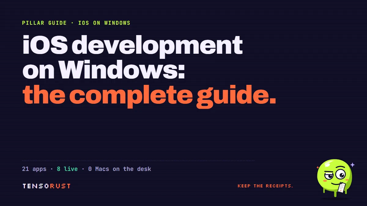 iOS development on Windows: the complete guide (21 apps, no Mac)