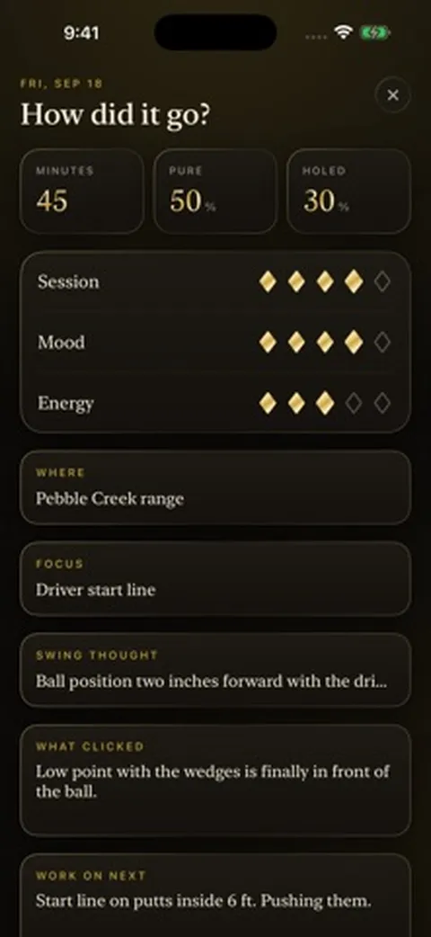 Fairway Ledger screenshot 3