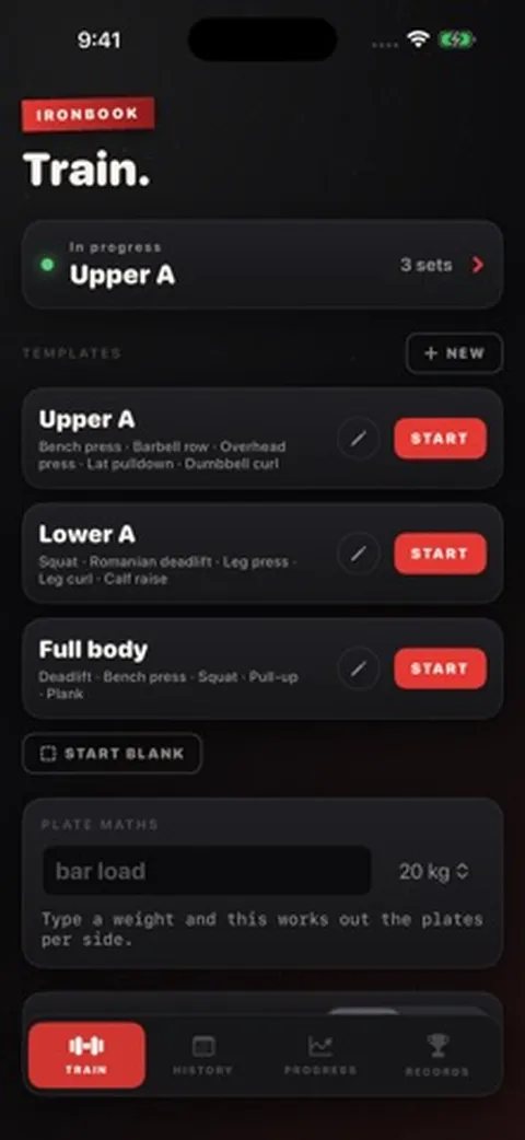 Ironbook screenshot 1